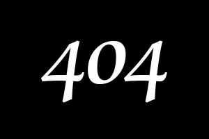 Strona błędu 404