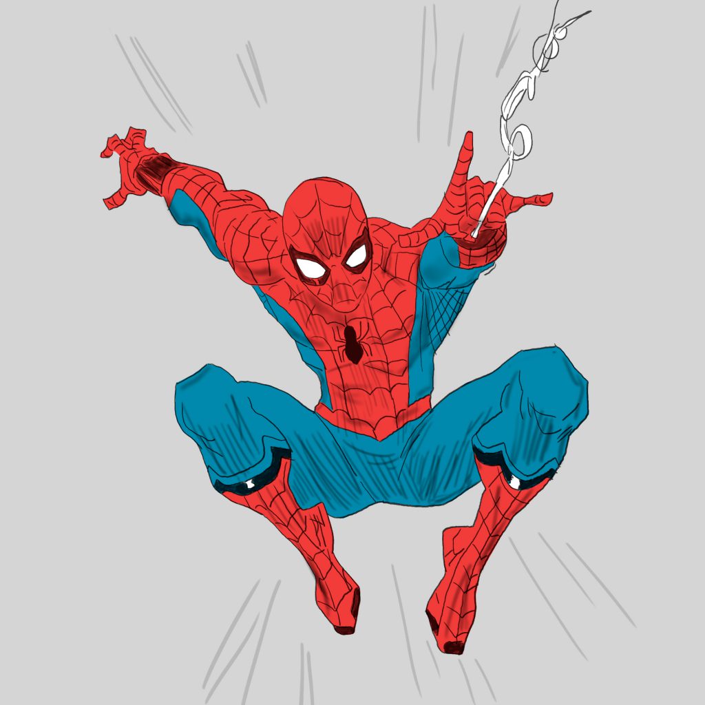 spiderman - ilustracja