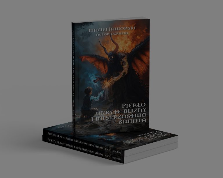 Piekło i niewinność: projekt okładki autobiografii