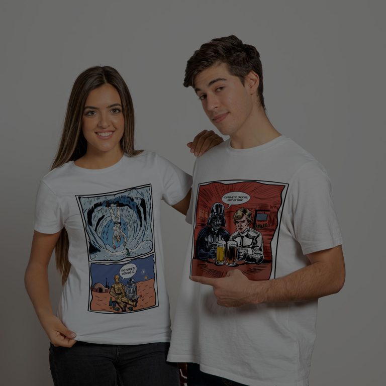 Star Wars po godzinach – ilustracje na koszulki