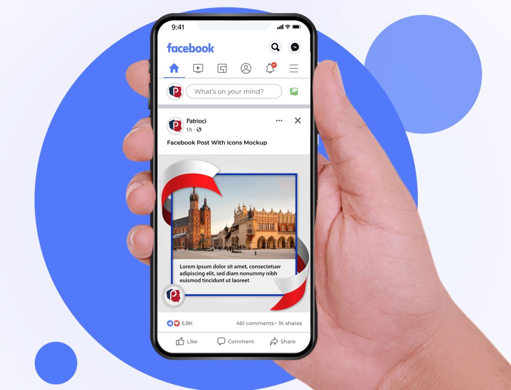 Projekt grafik na social media dla profilu społecznościowego