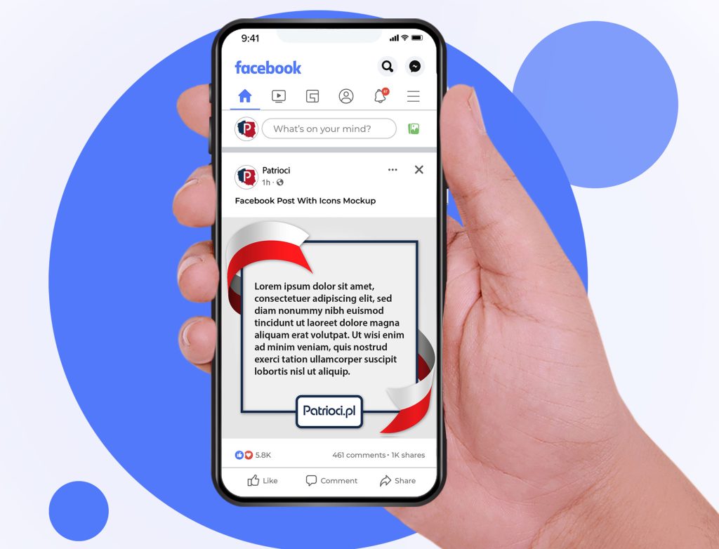 Projekt grafik na social media dla profilu społecznościowego