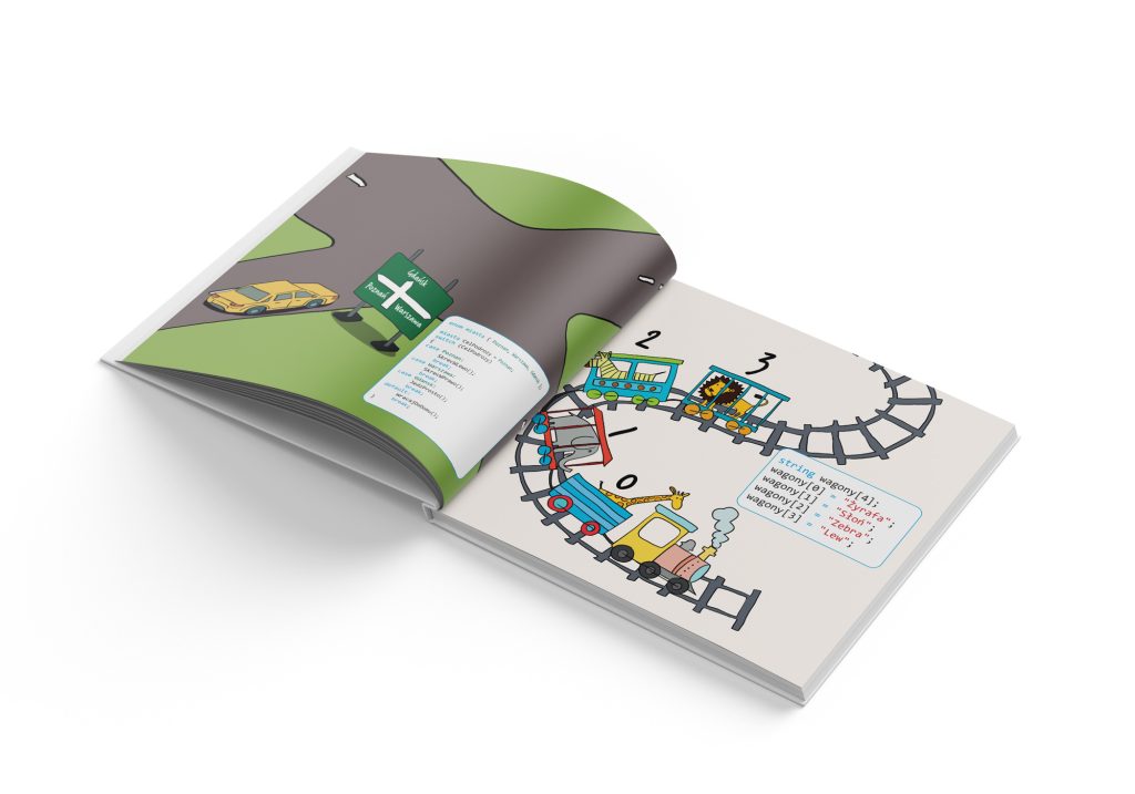 Projekt okładki i ilustracji do książki dla dzieci