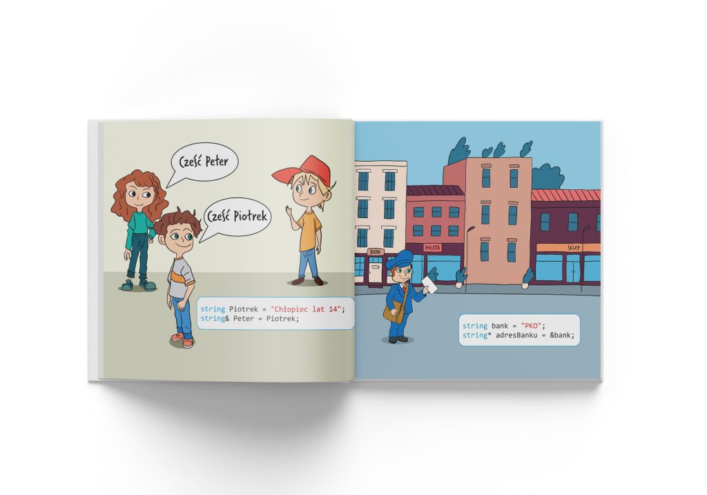 Projekt okładki i ilustracji do książki dla dzieci