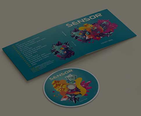 Projekt opakowania na płytę CD digipack