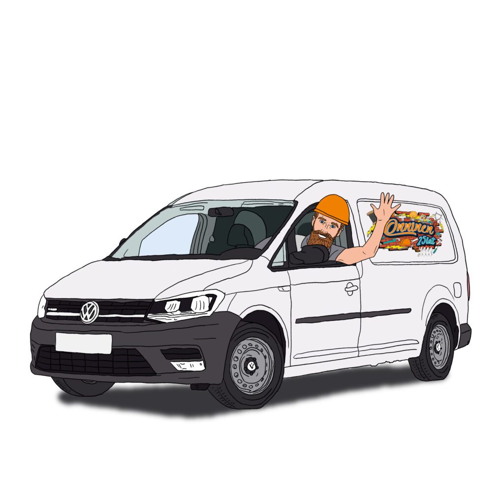 Ilustracje firmowe z charakterem - rysunki dla marki Omimen