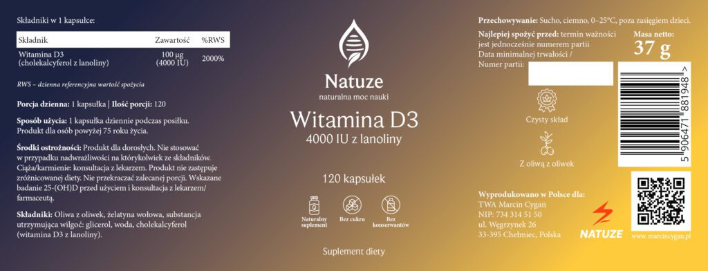 Witamina D3 4000