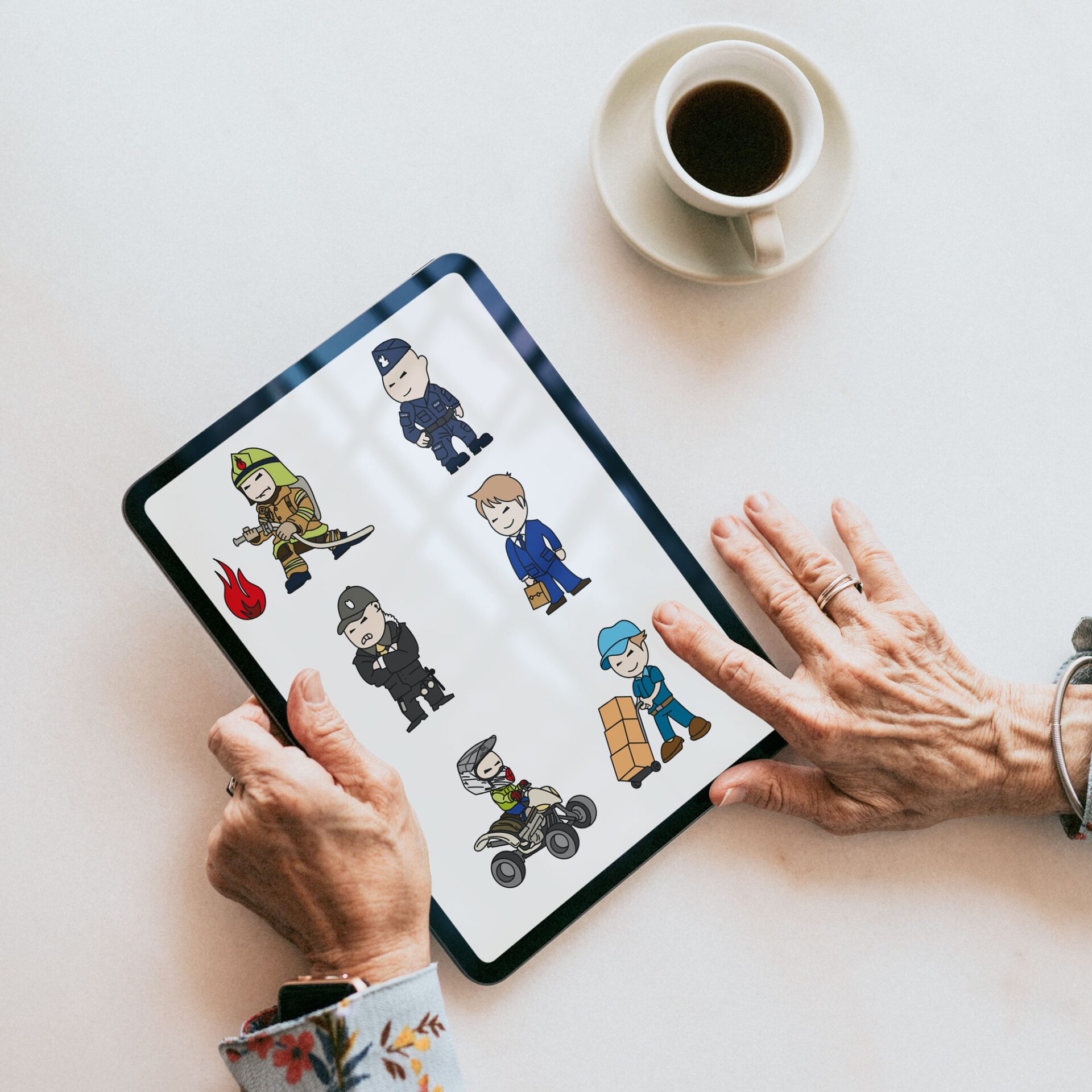 projekt ilustracji postaci