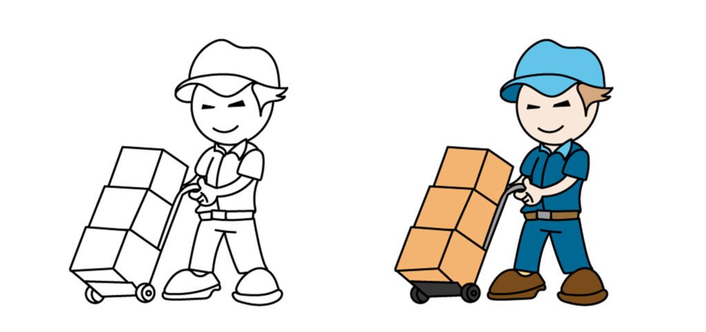 projekt-ilustracji-postaci---magazynier