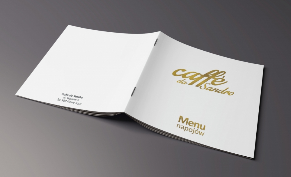 Caffe da Sandro - menu napojów