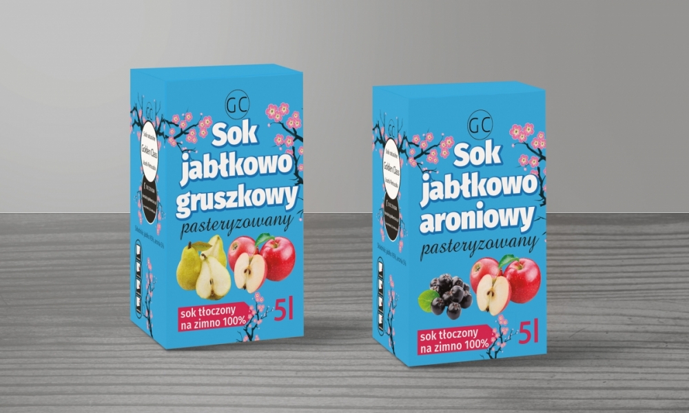 Golden Class - opakowanie na soki