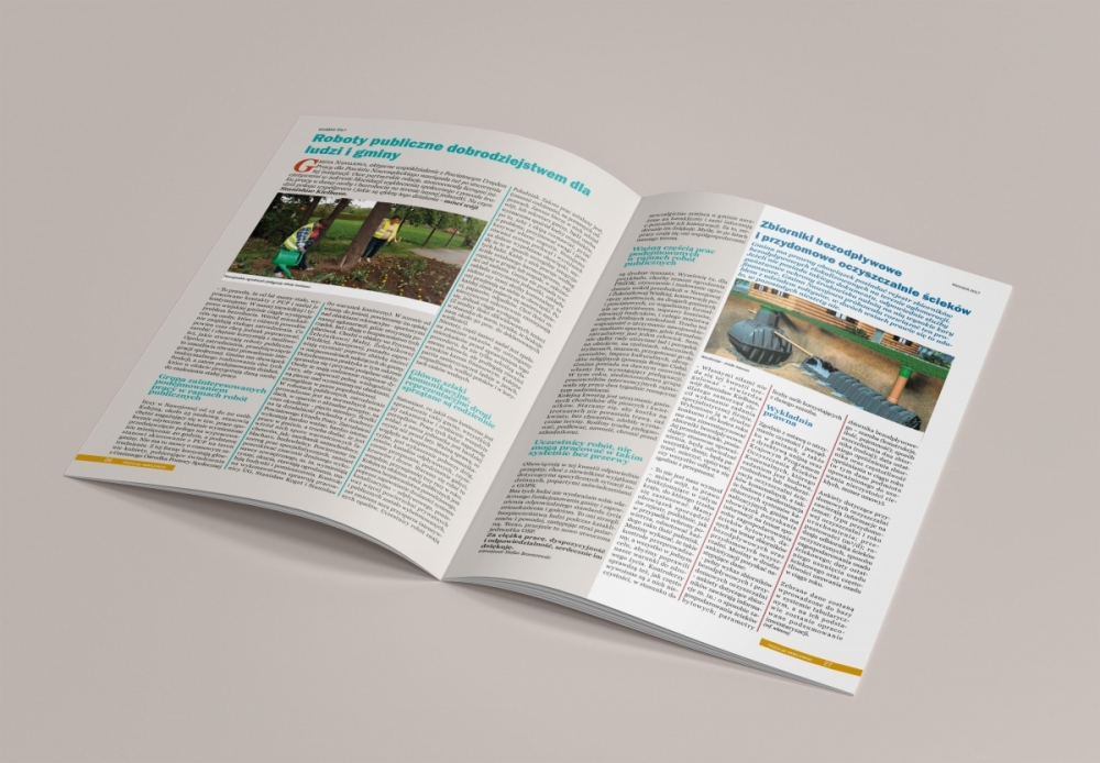 Projekt layoutu i skład czasopisma