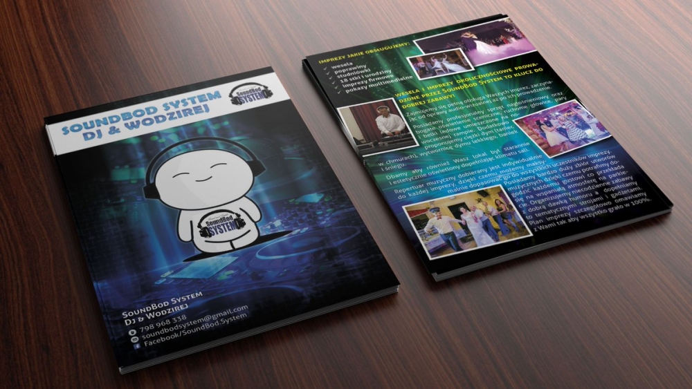 Ulotki A5 - Soundbod System Dj Wodzirej