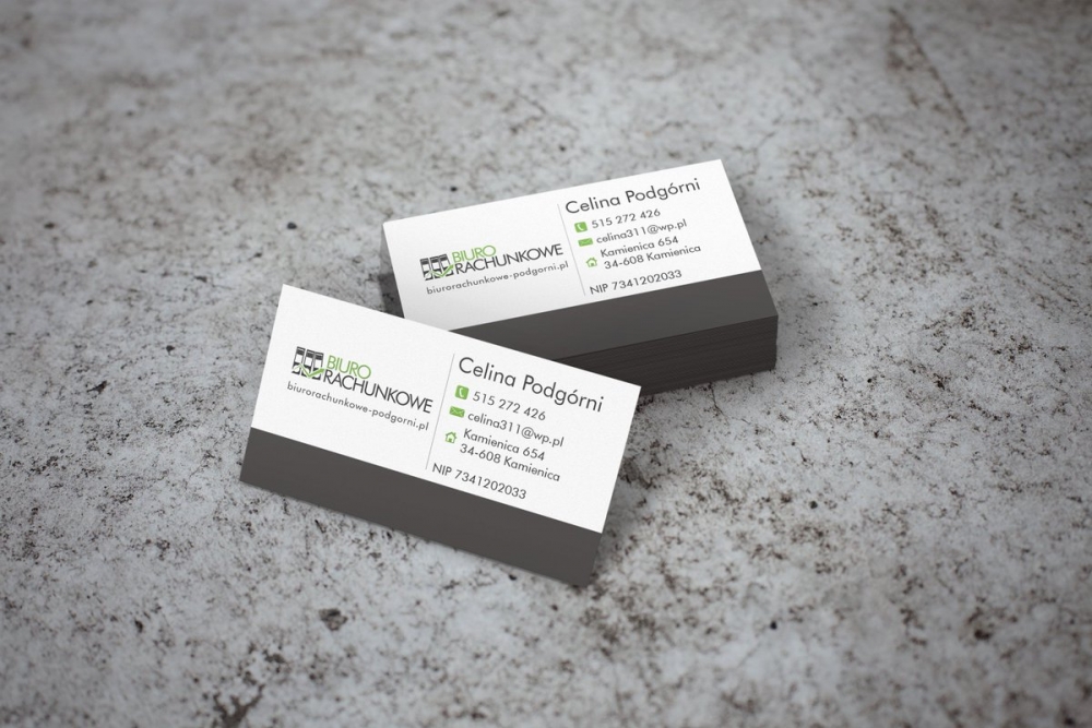 Wizytówki - Biuro Rachunkowe