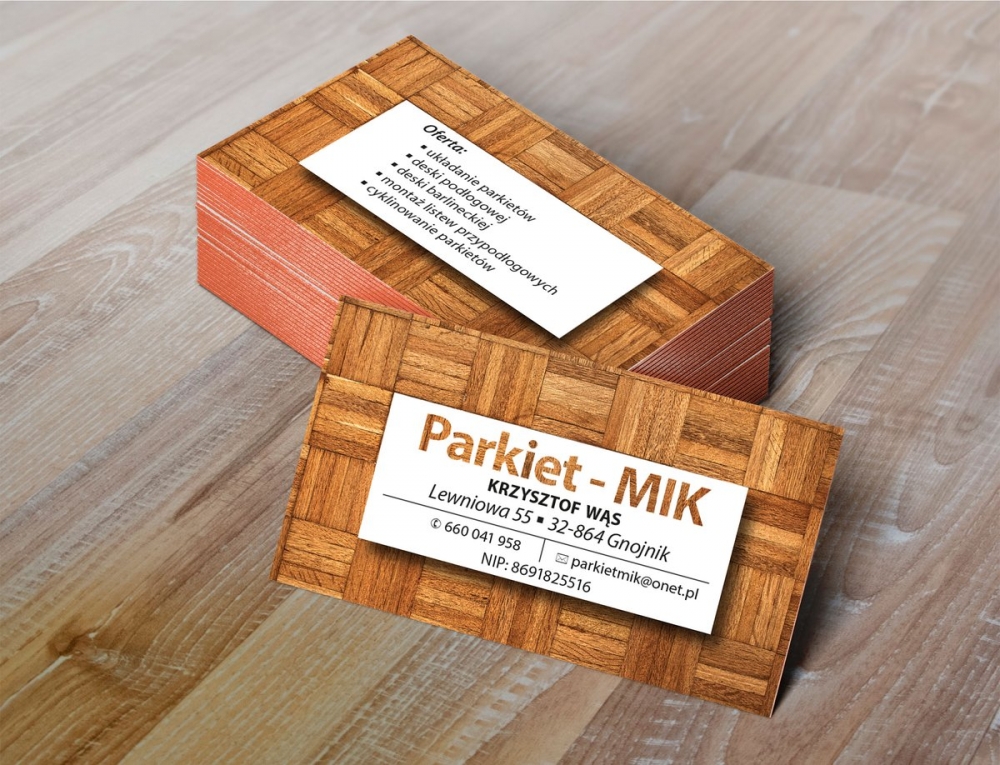 Wizytówka - Mik Parkiety