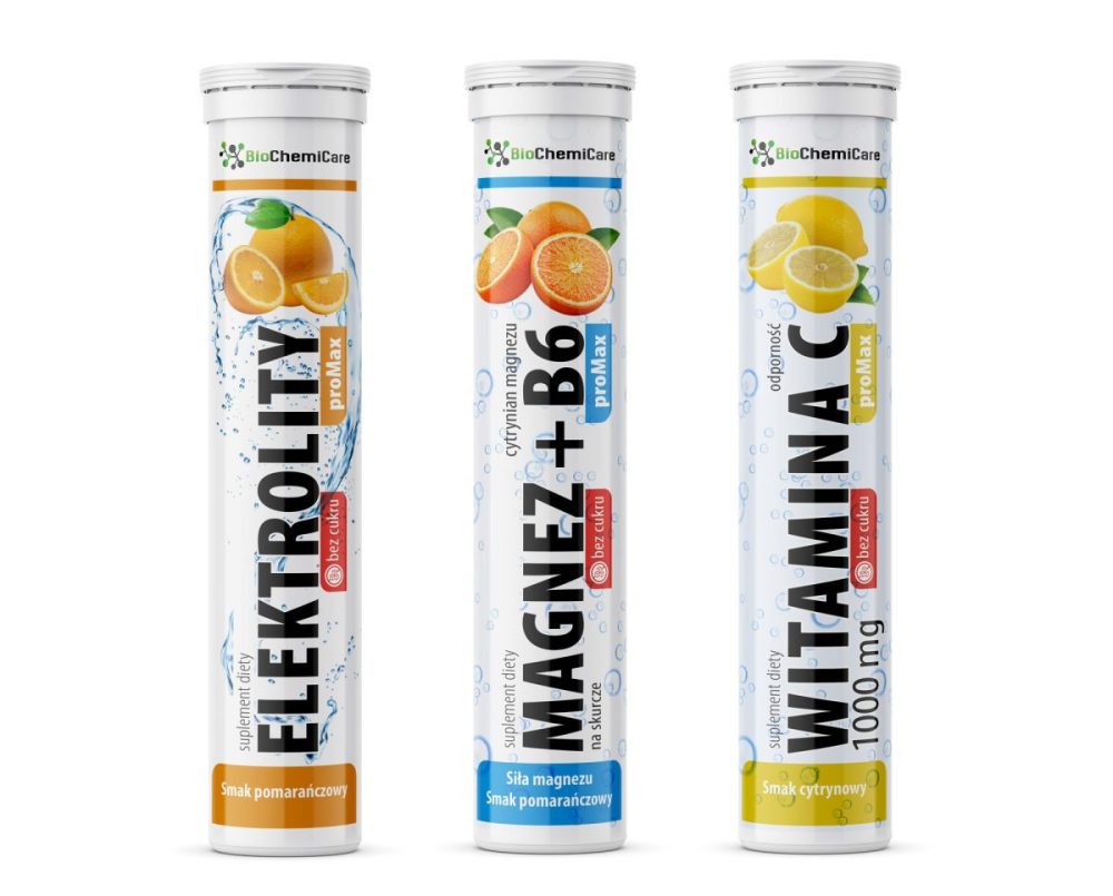 Projekt etykiet suplementów diety