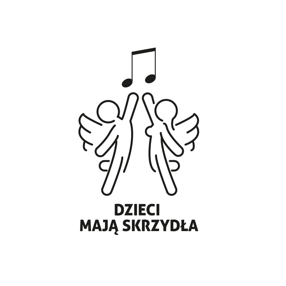Dzieci maja skrzydła - logo dla fundacji