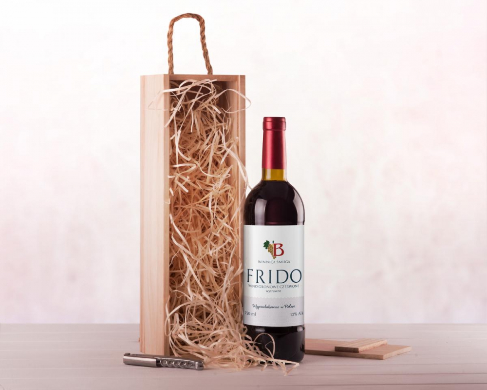 Projekt etykiety na wino