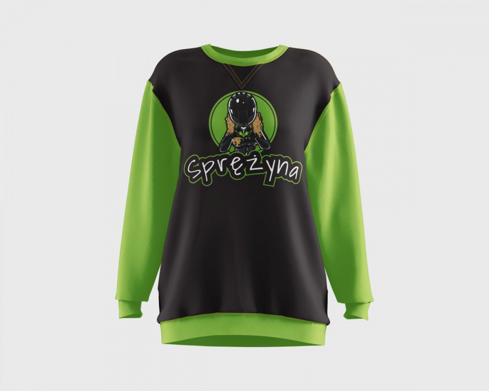 Nadruk grafiki ba bluzę