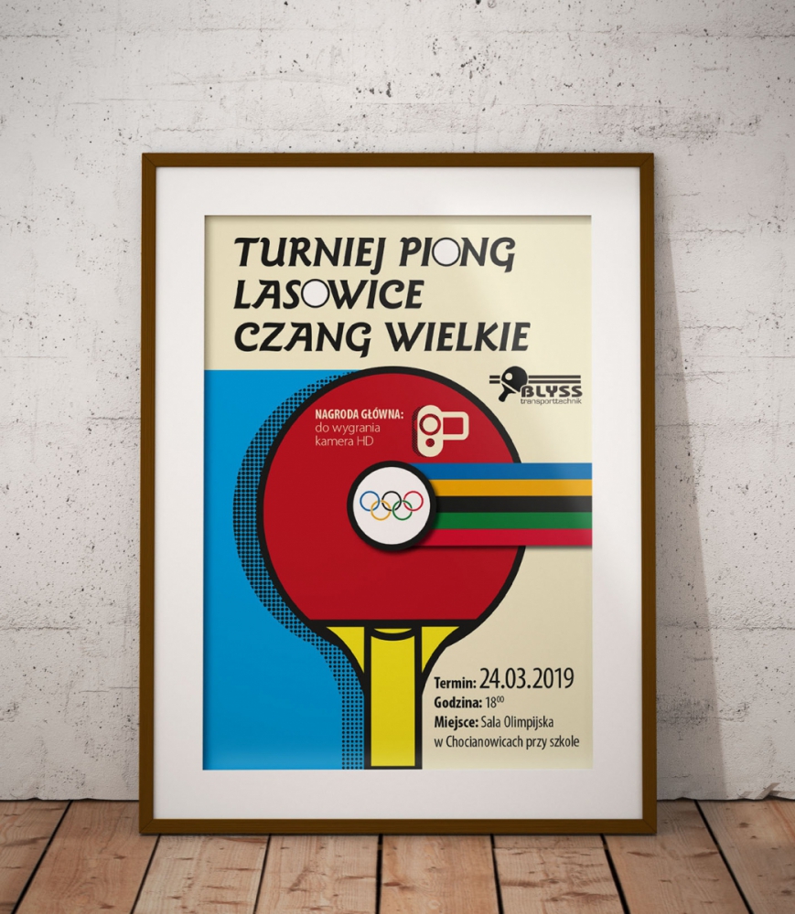 Plakat Turniej Tenisa