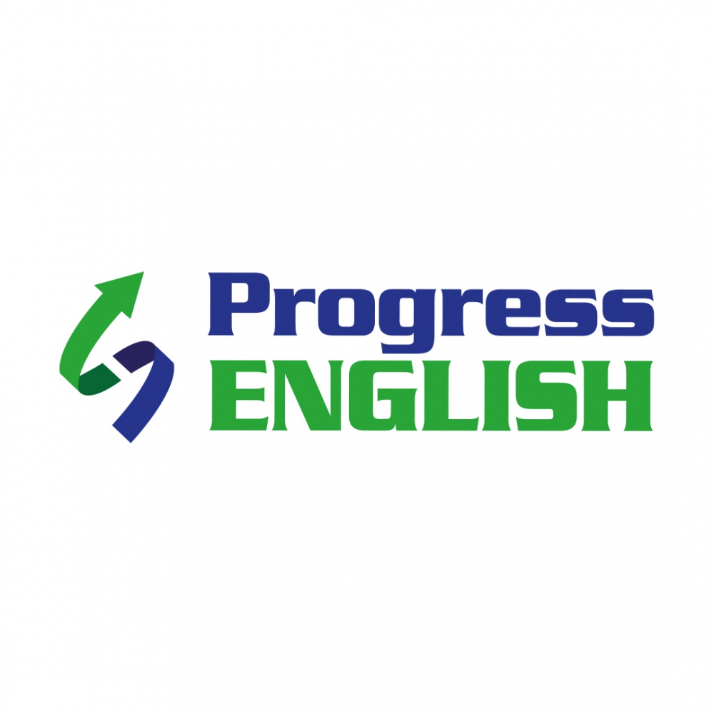 Progress English logo dla szkoły językowej