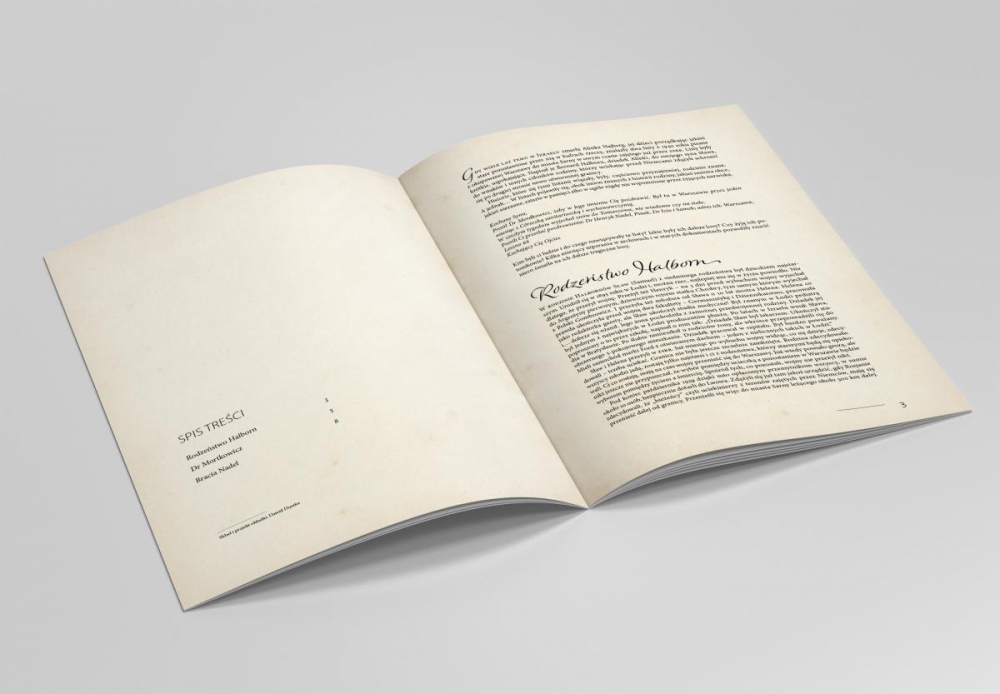 Projekt i skład katalogu 