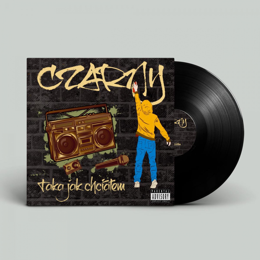 Projekt okładki koperty na płytę winylową