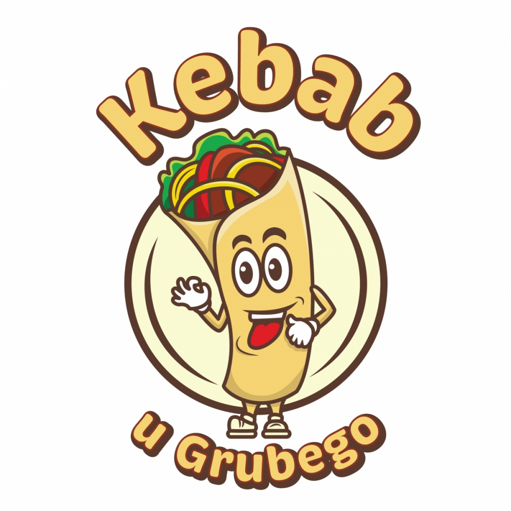 Projekt logo - rysunek kebab