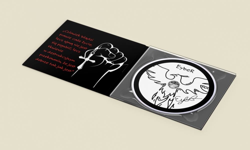 Projekt okładki CD digipack 