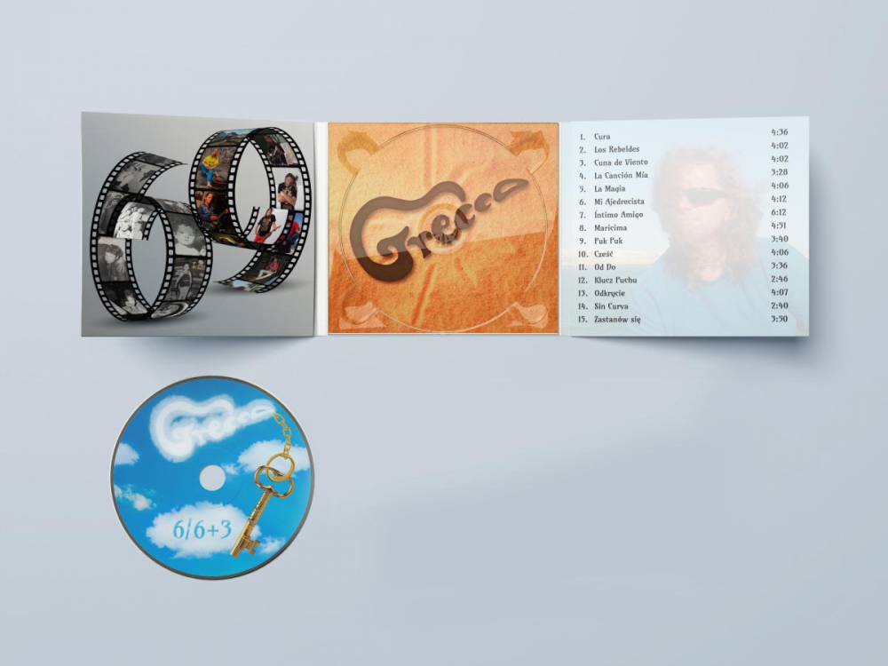 Projekt opakowania CD -digipack 