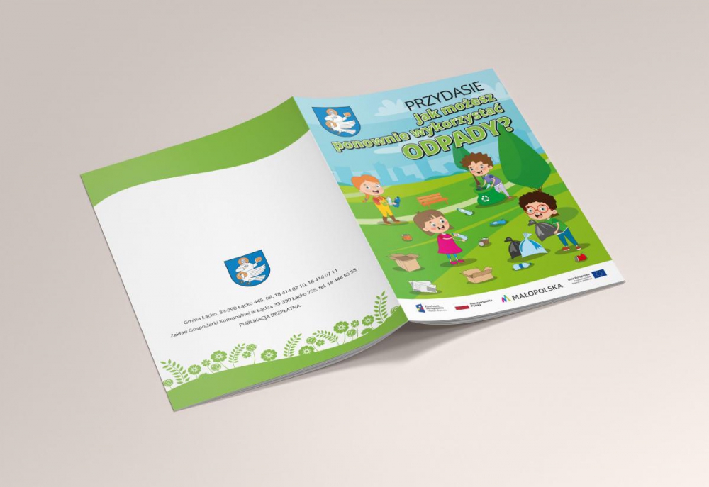 Projekt broszury dla dzieci - okladka 