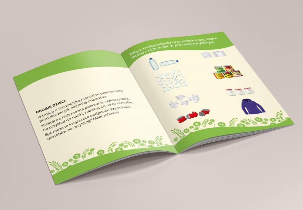 Projekt broszury dla dzieci - ilustracje