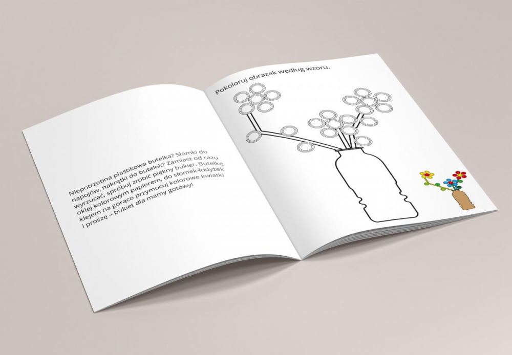 Projekt broszury dla dzieci -  kolorowanka