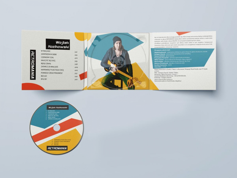 Projekt opakowania digipack 