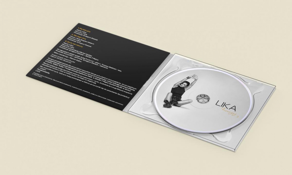 Projekt opakowania digipack na płytę cd 