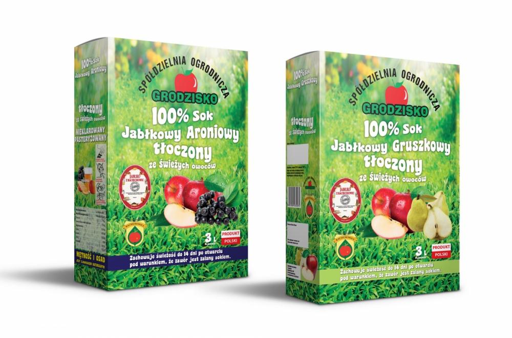 Projekt opakowania na sok