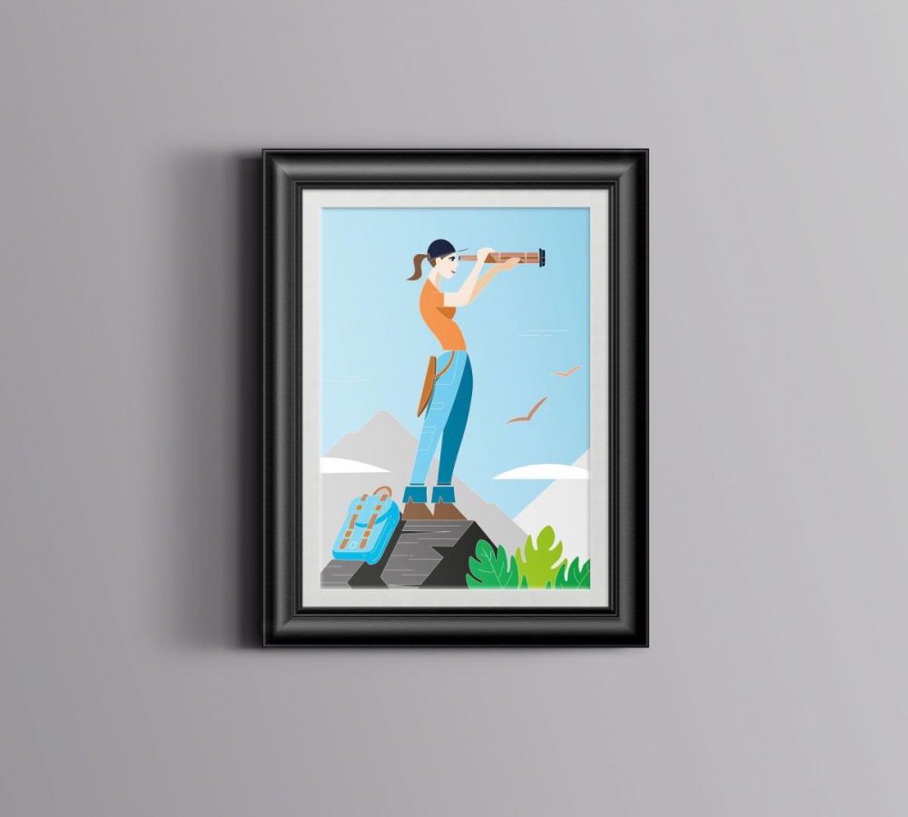 Projekt plakatu - ilustracja wektorowa