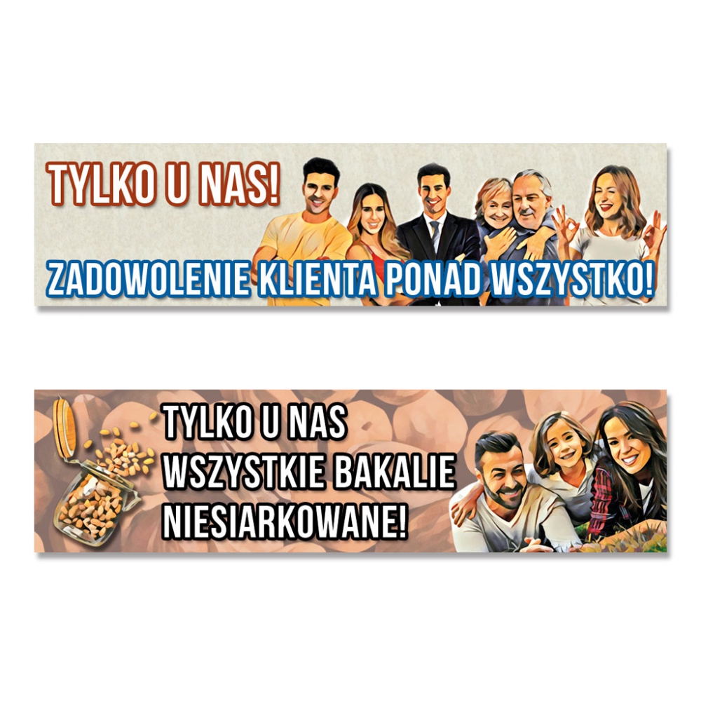 Projekty graficzne banery internetowe