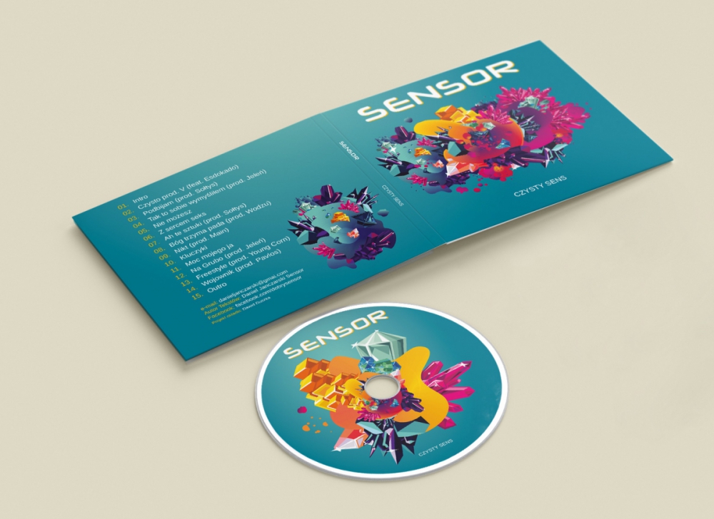 Projekt okładki CD digipack 