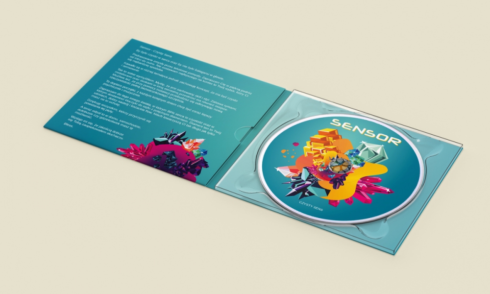 Projekt okładki CD digipack 