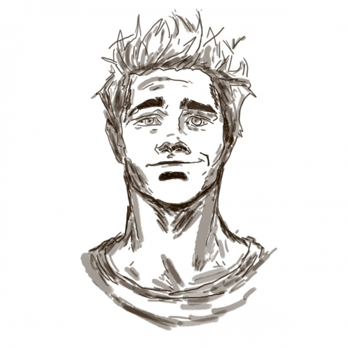 Szkic chłopaka