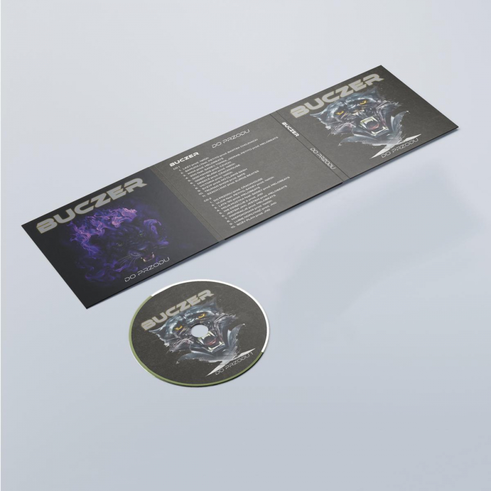Projekt opakowania na płytę cd digipack